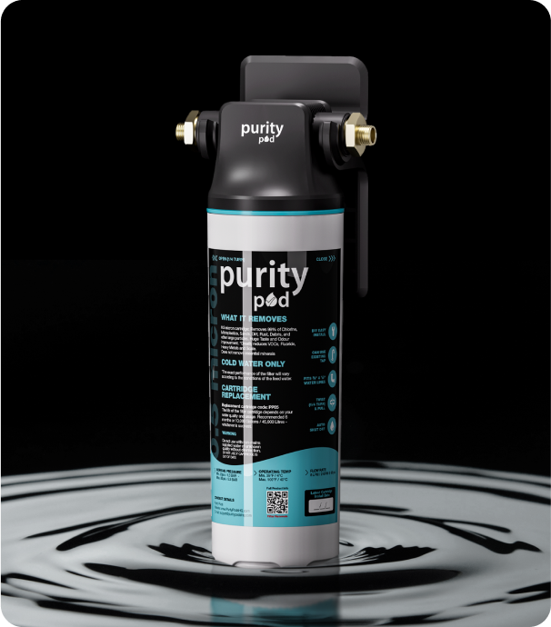 Easy Fit No Plumber PurityPod 0.5-micron Water Filter for Homes and Offices