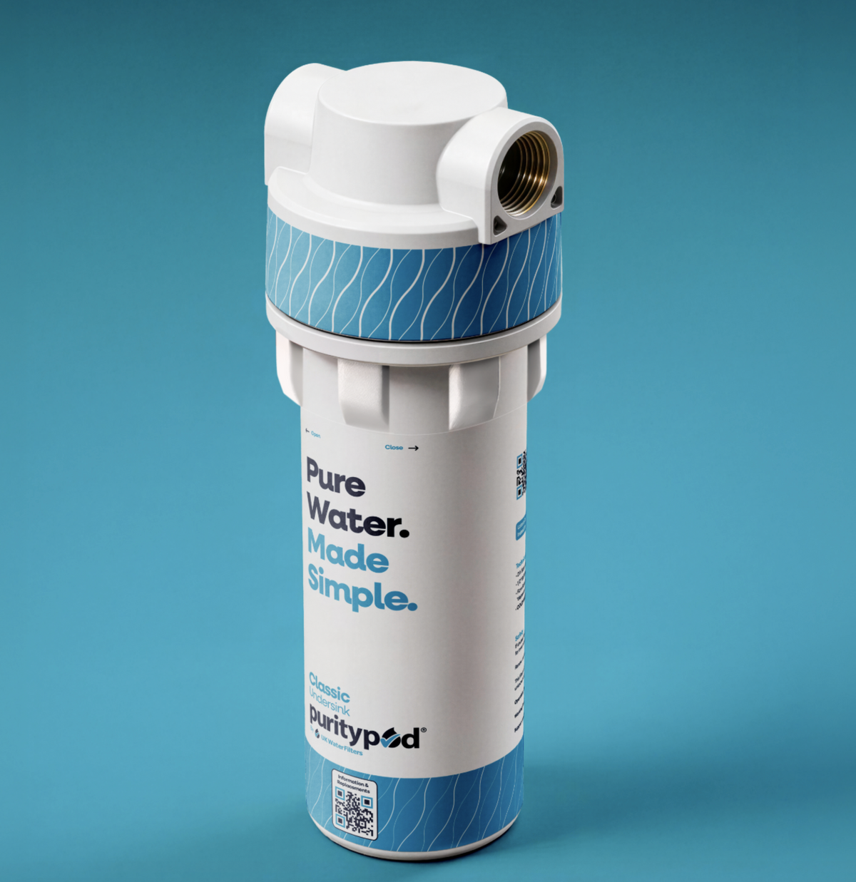 Easy Fit No Plumber PurityPod 0.5-micron Water Filter for Homes and Offices
