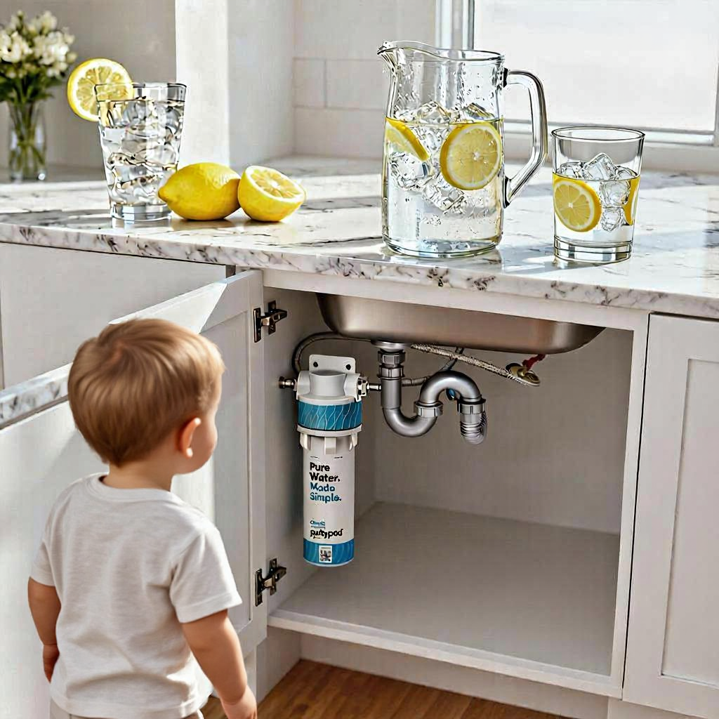 Easy Fit No Plumber PurityPod 0.5-micron Water Filter for Homes and Offices
